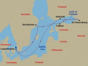 عروض كروز اوروبا - الدنمارك السويد استونيا روسيا فيلندا 8 ايام
