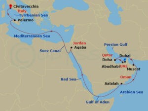 عروض كروز الخليج العربي تبدأ من دبي 19 ايام - 5 دول