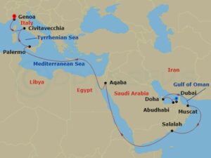 عروض كروز الخليج العربي تبدأ من دبي 20 ايام - 5 دول